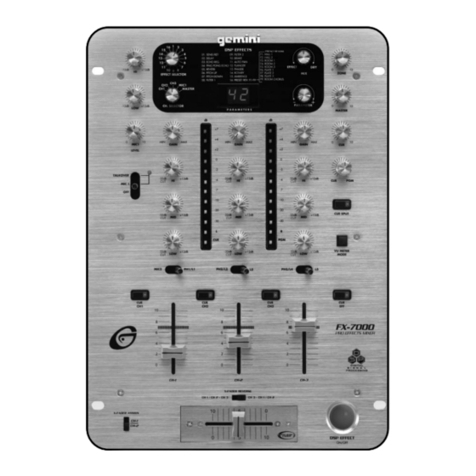 Gemini FX-7000 Operation manual