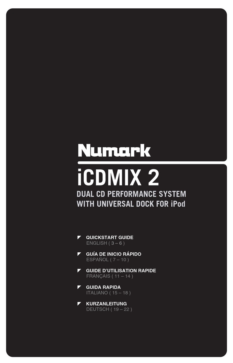 Numark iCDMIX 2 User manual