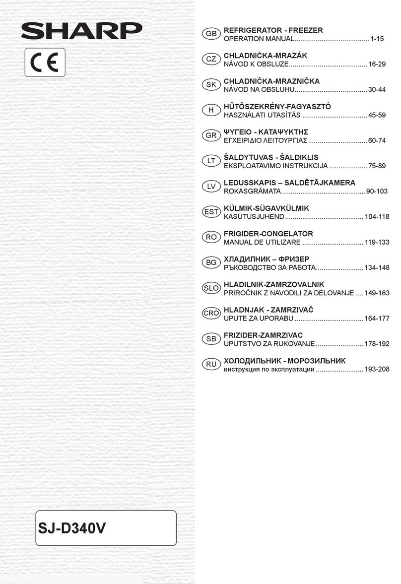 Sharp SJ-D340V User manual