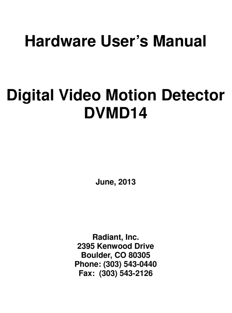 Radiant DVMD14 User manual
