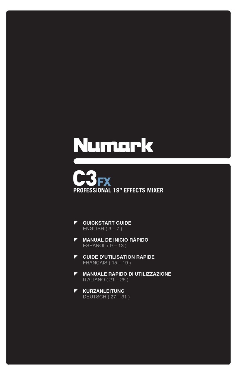 Numark C3FX User manual