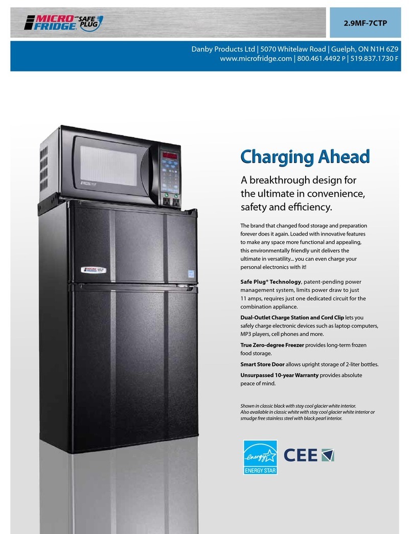 Micro fridge 2.9MF-7CTP quick guide