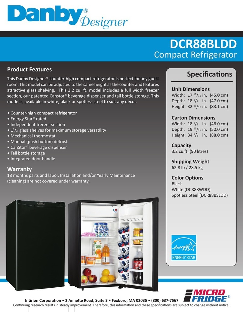 Danby DCR88BLDD quick guide