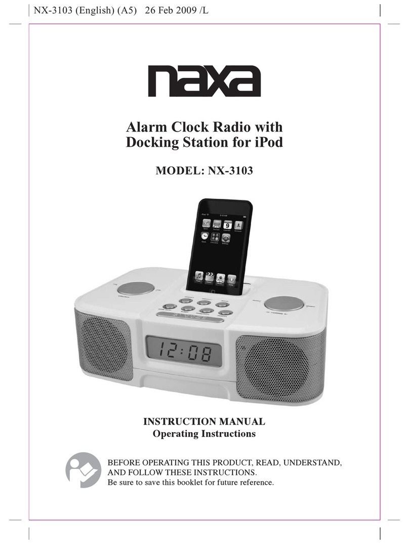 Naxa NX-3103 instruction manual