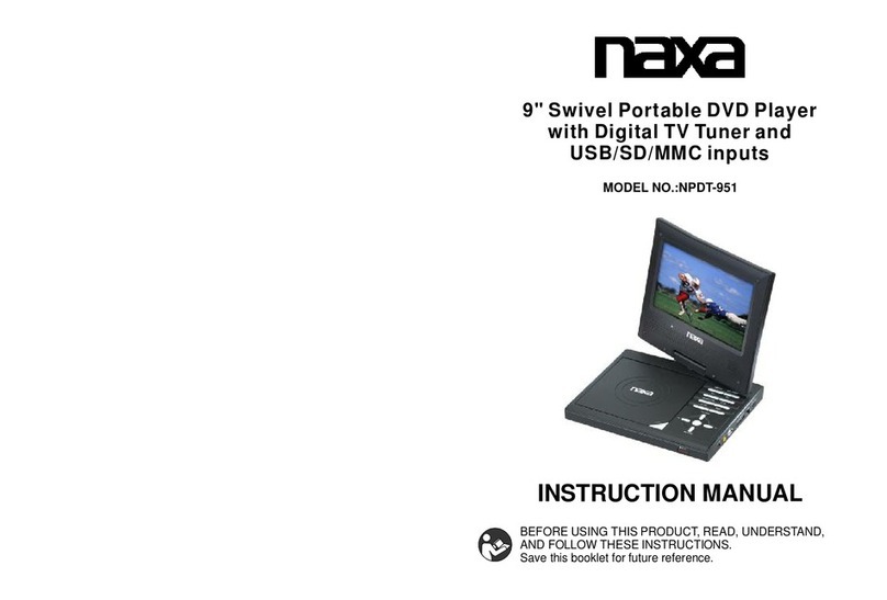 Naxa NPDT-951 User manual