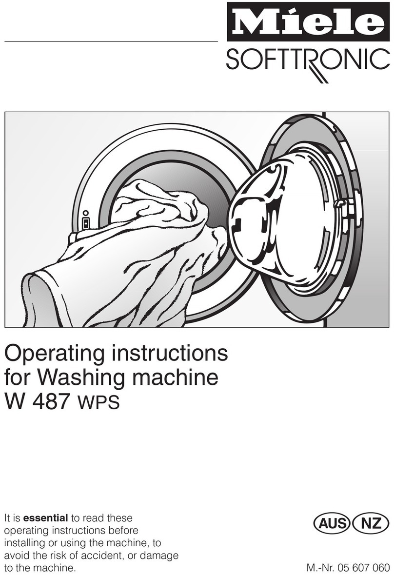 Miele W 487 WPS User manual