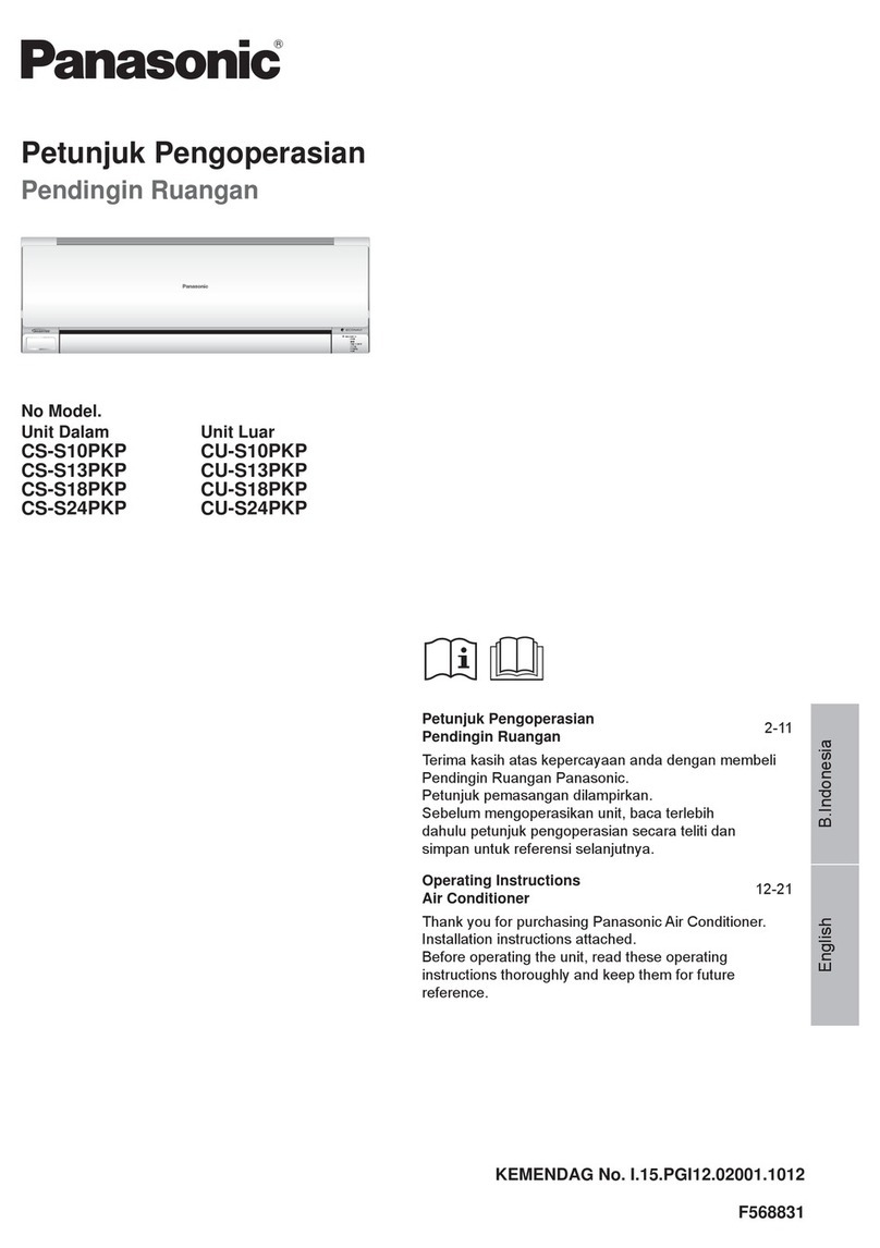 Panasonic CS-S10PKP User manual