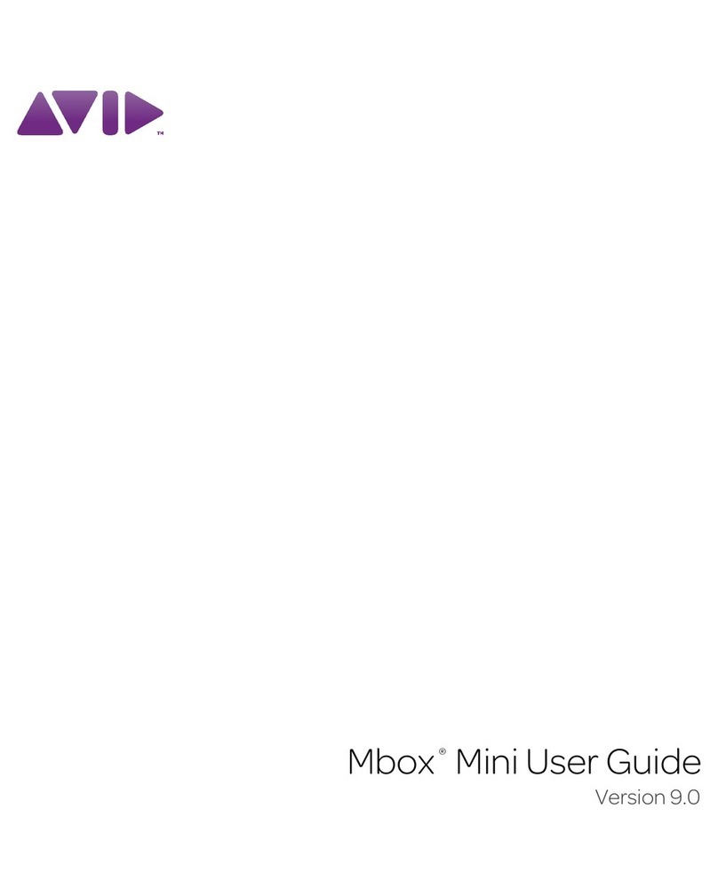 Avid Technology Mbox Mini User manual