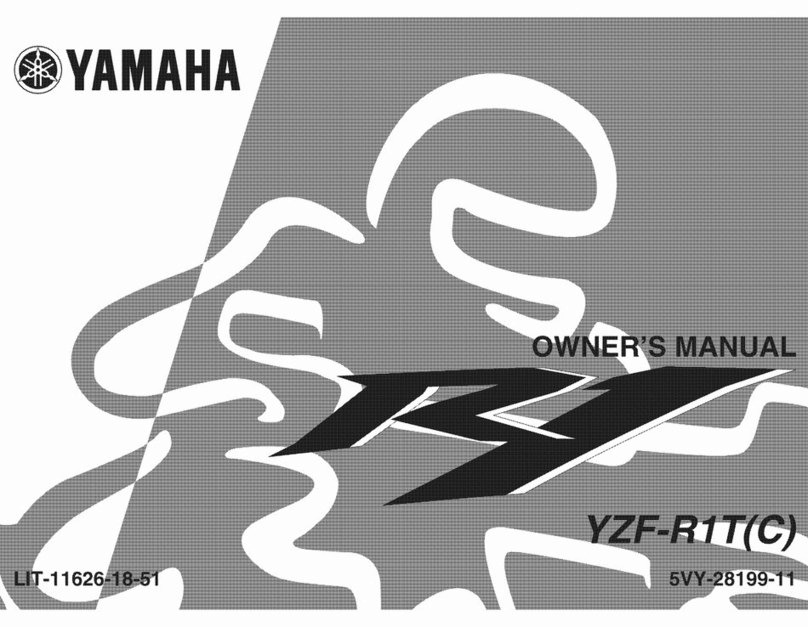 Yamaha YZF-R1T(C) owner's manual