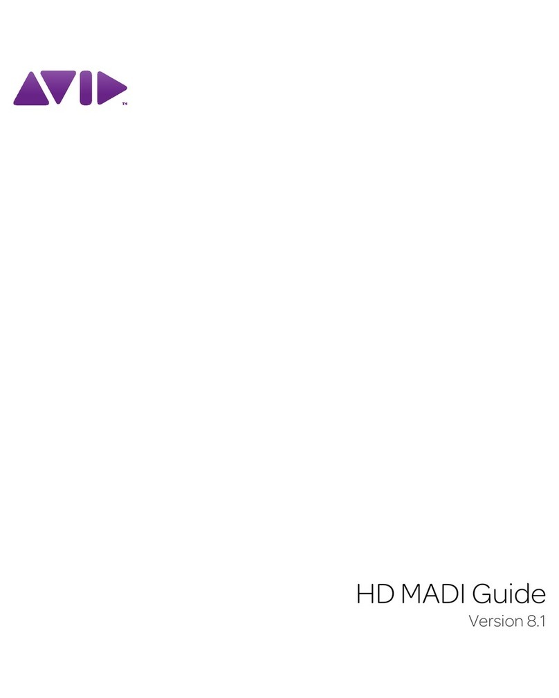 Avid Technology HD MADI User manual