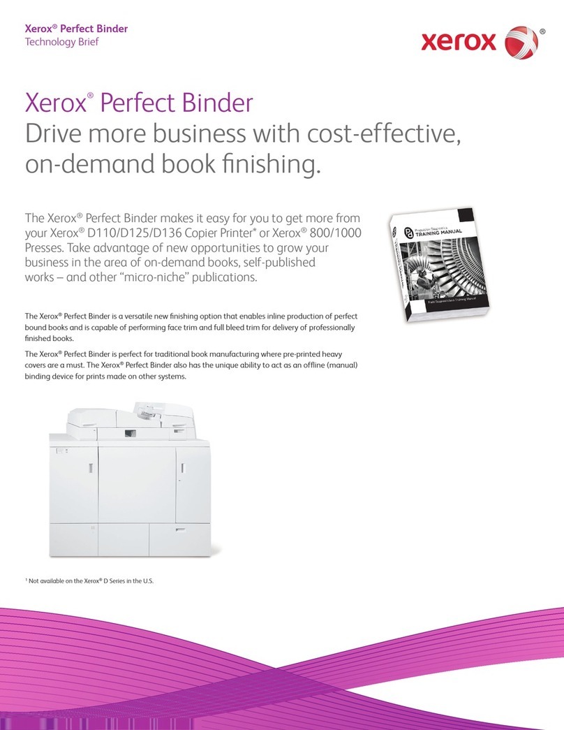 Xerox Perfect Binder User manual
