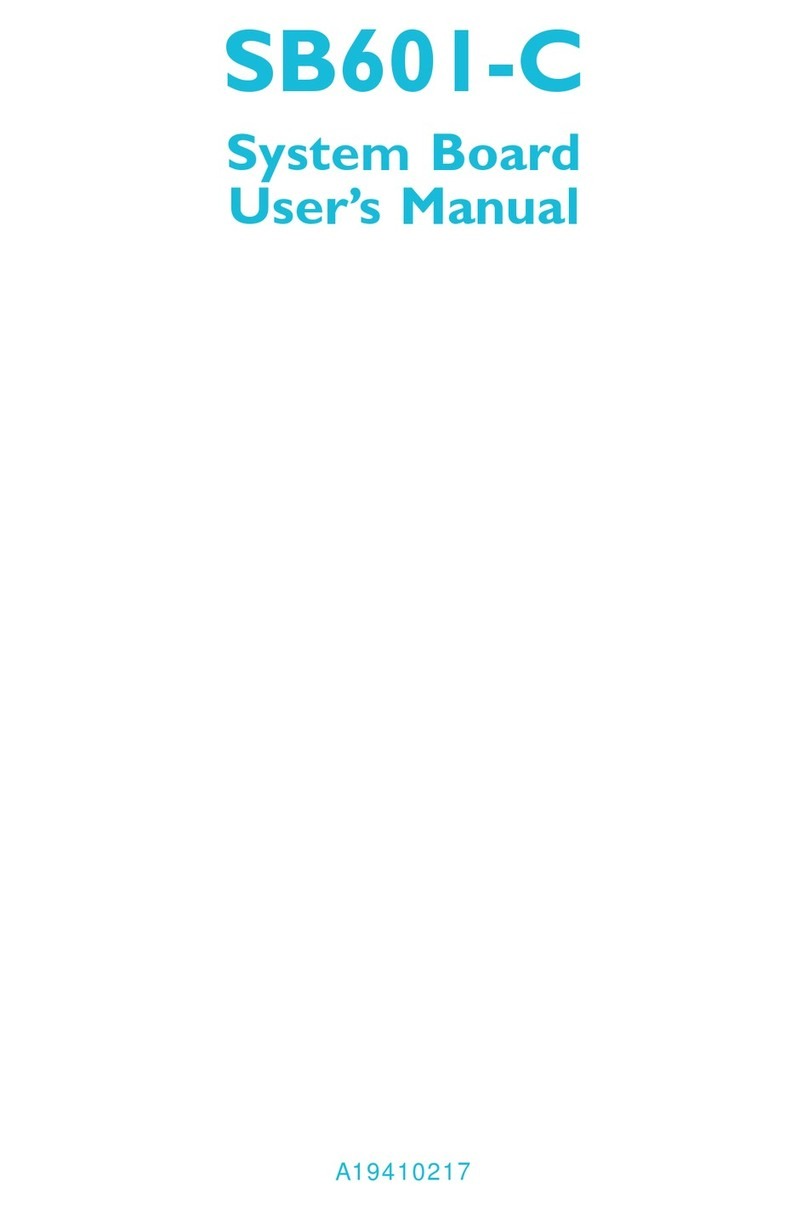 DFI SB601-C User manual