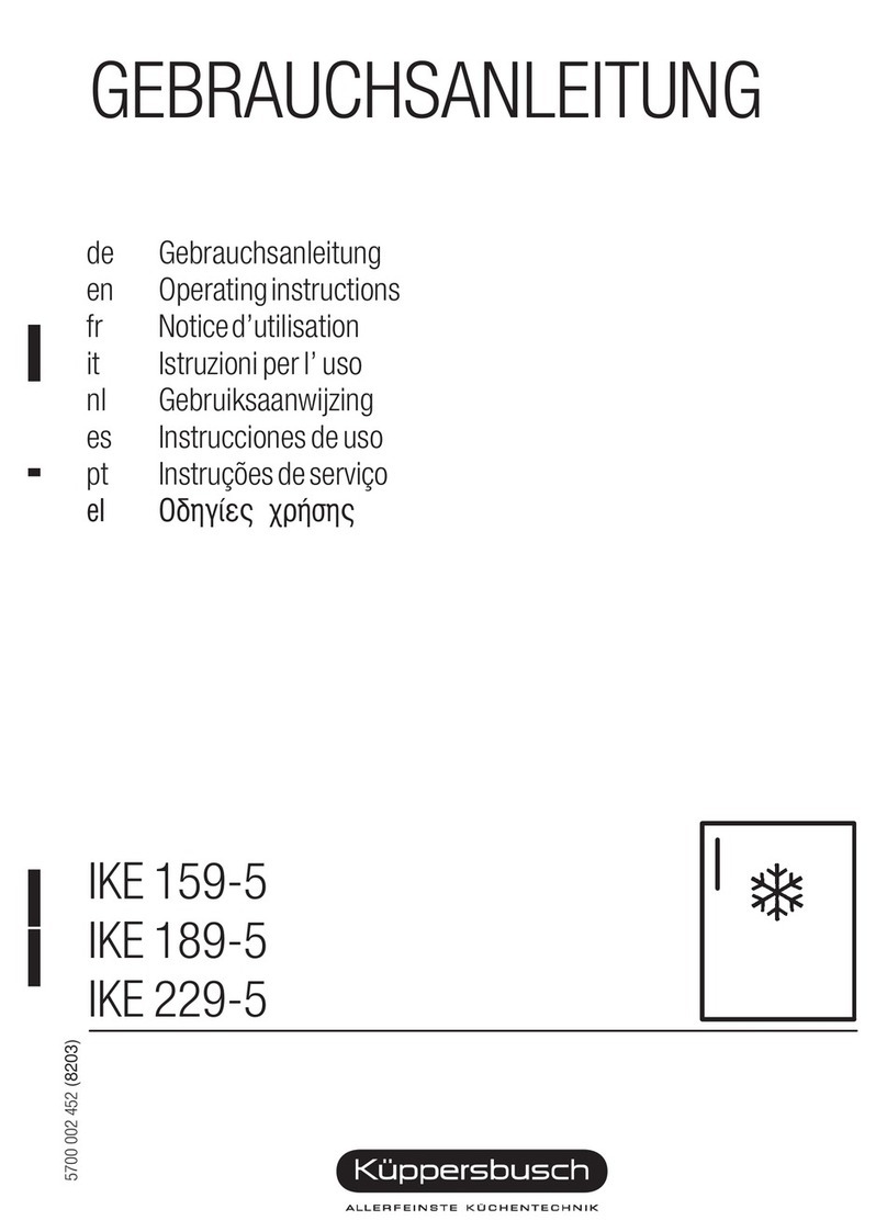 Küppersbusch IKE 159-5 operating instructions