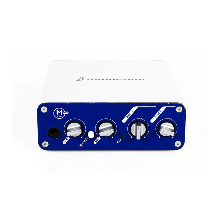 DigiDesign Mbox 2 Mini User manual