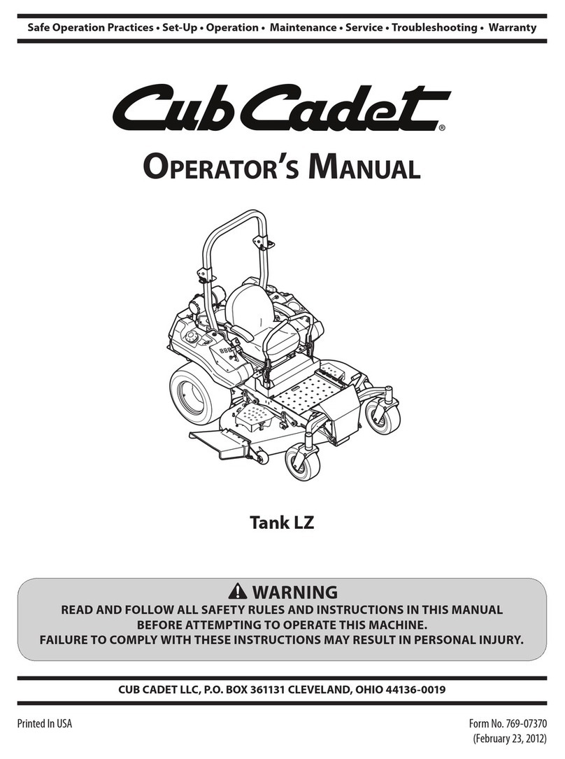 Cub Cadet TANK LZ 60 KW User manual