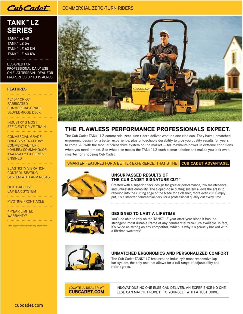 Cub Cadet TANK LZ 60 KW User manual