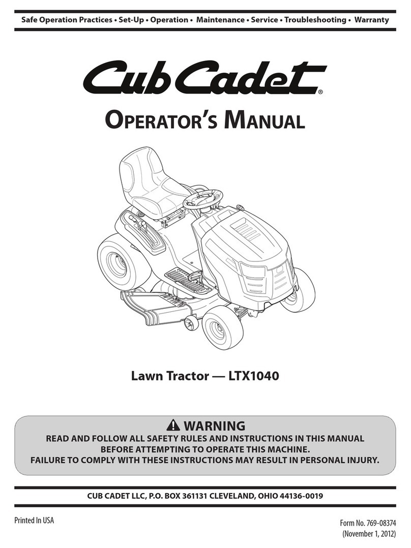 Cub Cadet LTX 1040 User manual