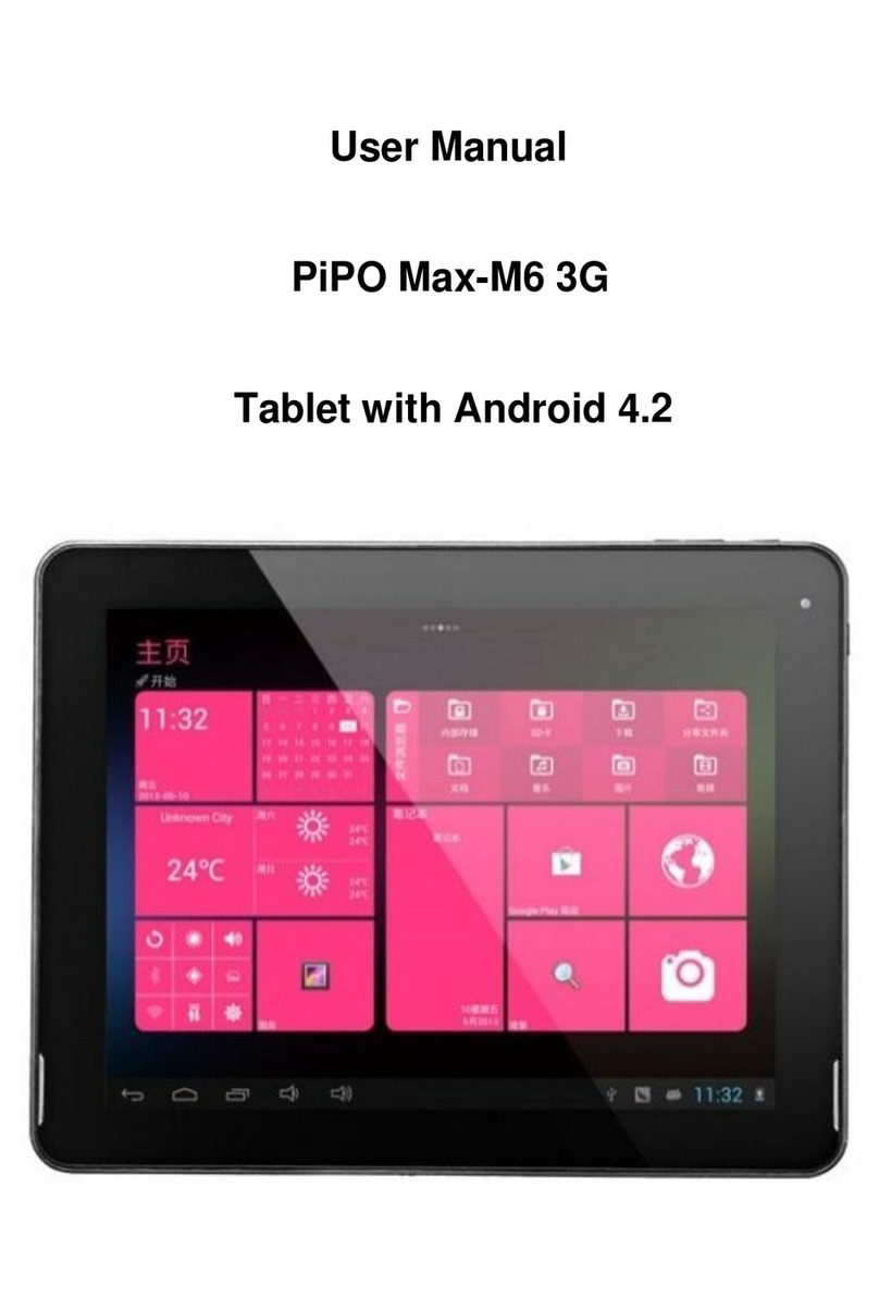 PiPO Max-M6 3G user manual