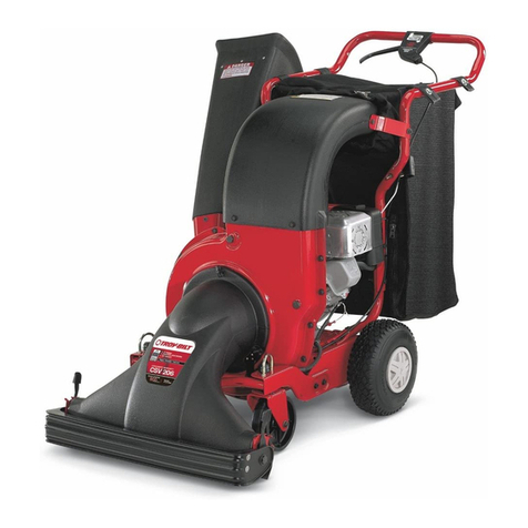Troy-Bilt CSV 206 User manual