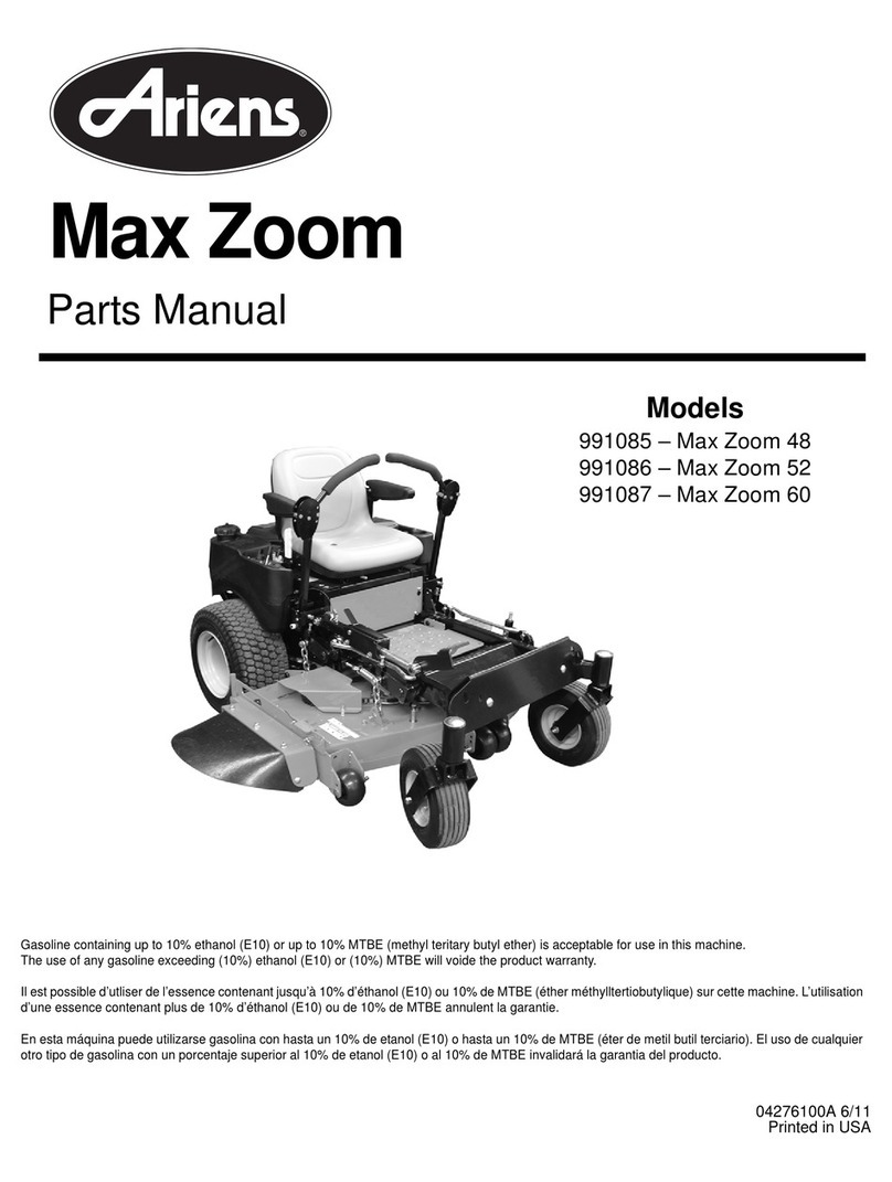 Ariens Max Zoom 48 parts manual