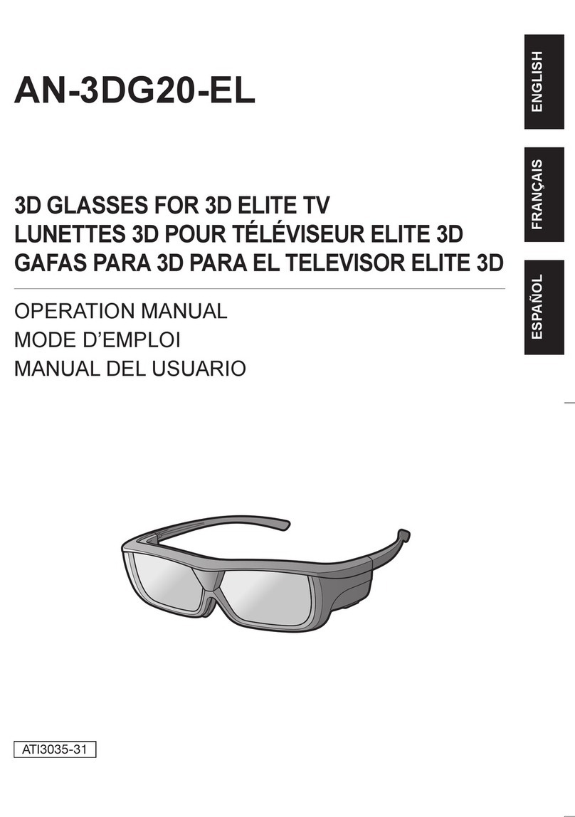 Sharp AN-3DG20-EL User manual