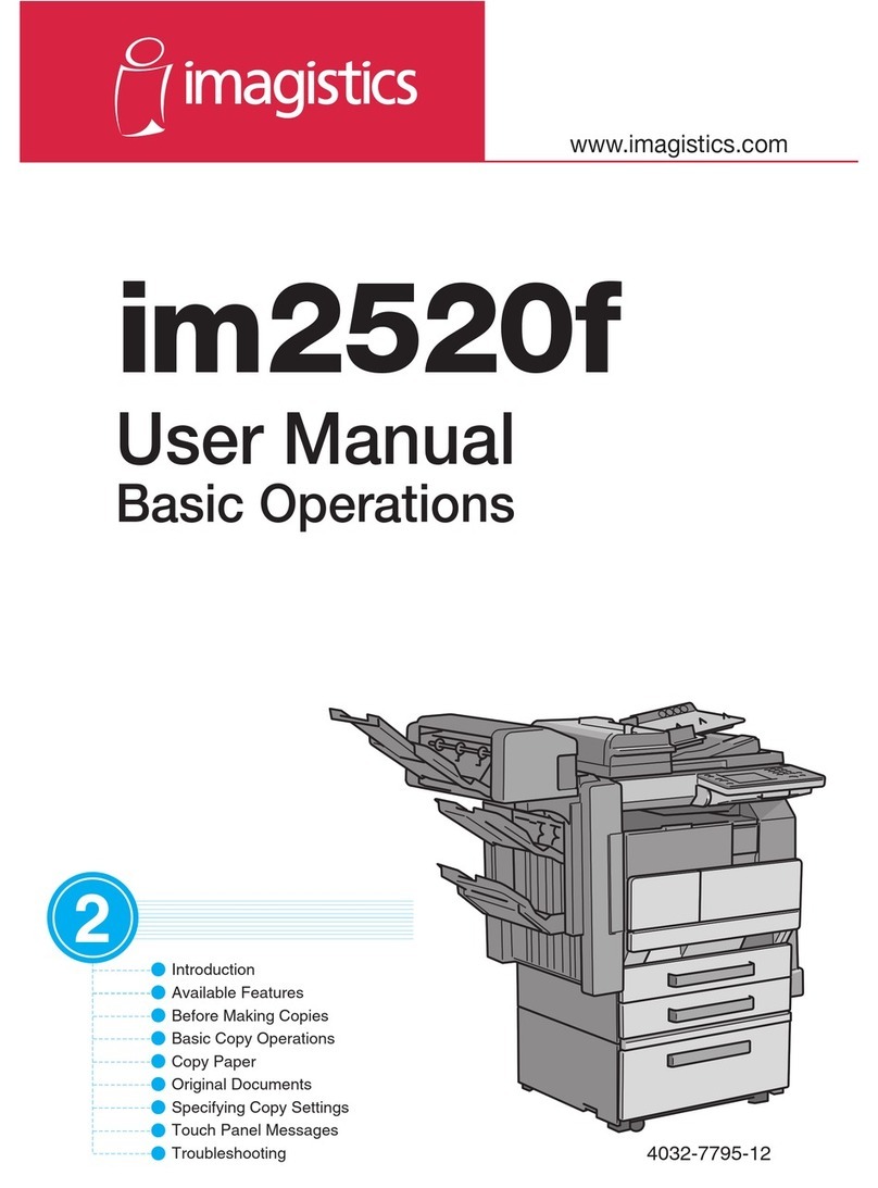 imagistics im2520f User manual