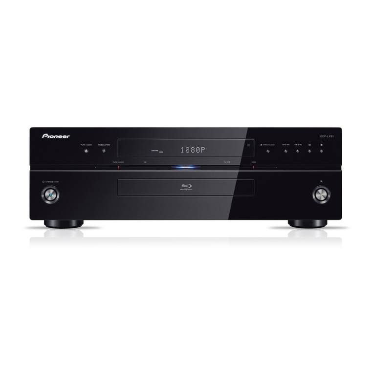 Pioneer BDP-LX91 User manual