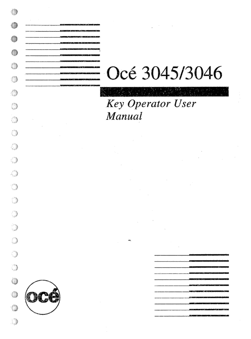 Oce 3045 user manual