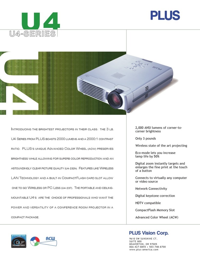 PLUS Vision U4-SERIES User manual
