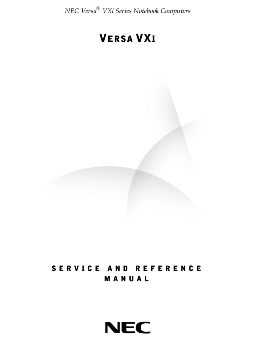 NEC VXI Series Service and reference manual