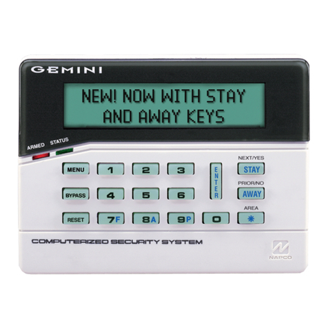 NAPCO GEM-RP8LCD User manual NAPCO GEM-RP8LCD User manual