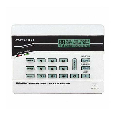 NAPCO Gemini GEM-K4 operating guide