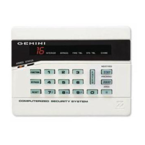 NAPCO Gemini GEM-K3DGTL User manual