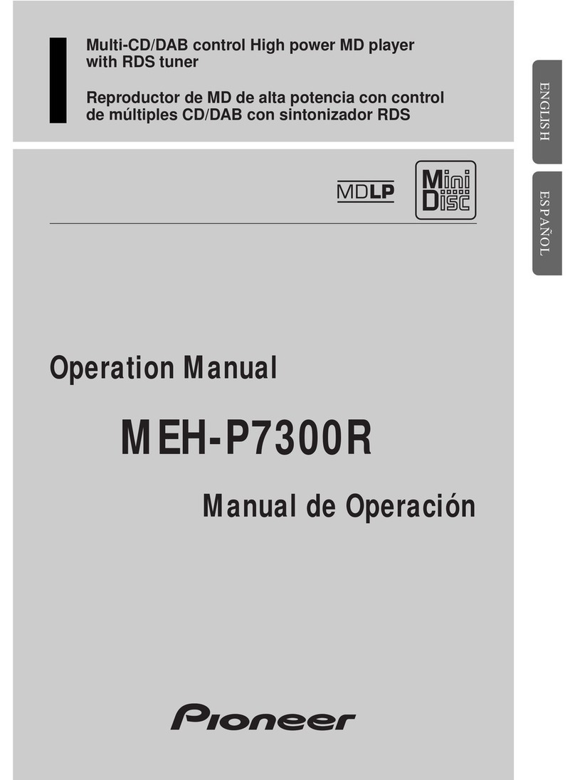 Pioneer MEH-P7300R Operation manual