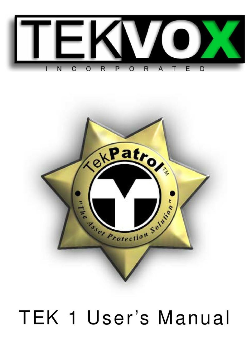 Tekvox TEK 1 user manual