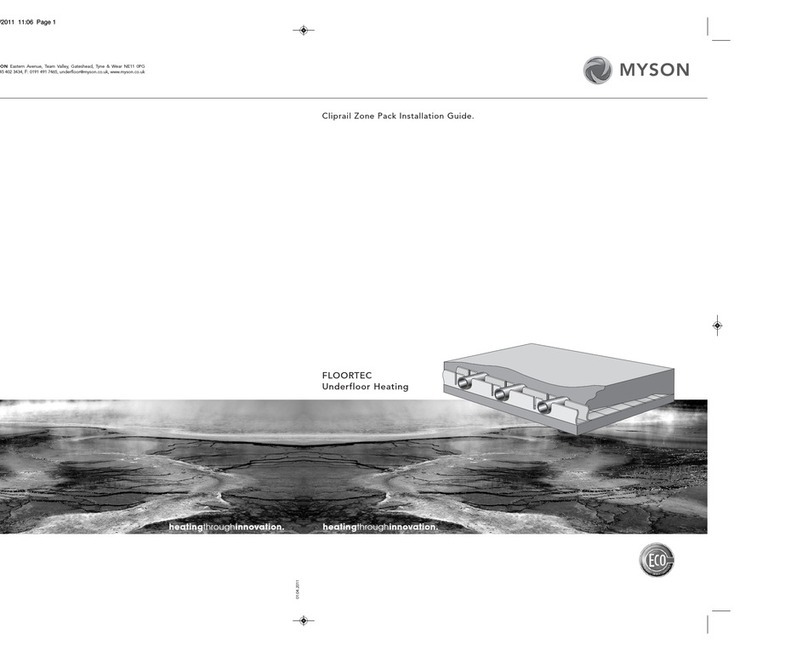 Myson FLOORTEC installation guide