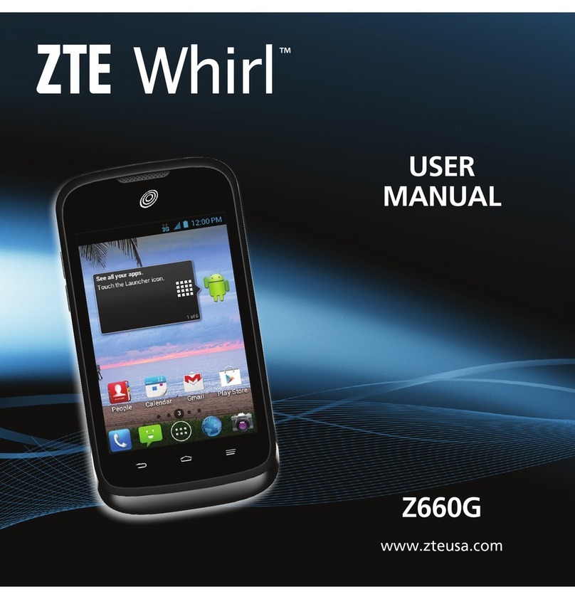 Zte Whirl Z660G User manual