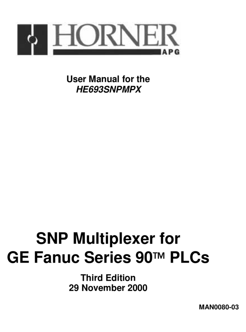 HORNER HE693SNPMPX user manual HORNER HE693SNPMPX user manual