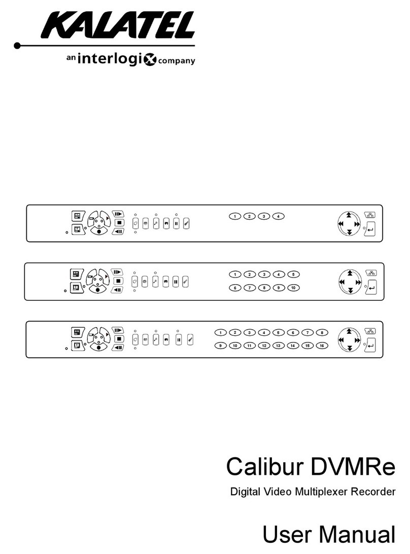 KALATEL Calibur DVMRe User manual