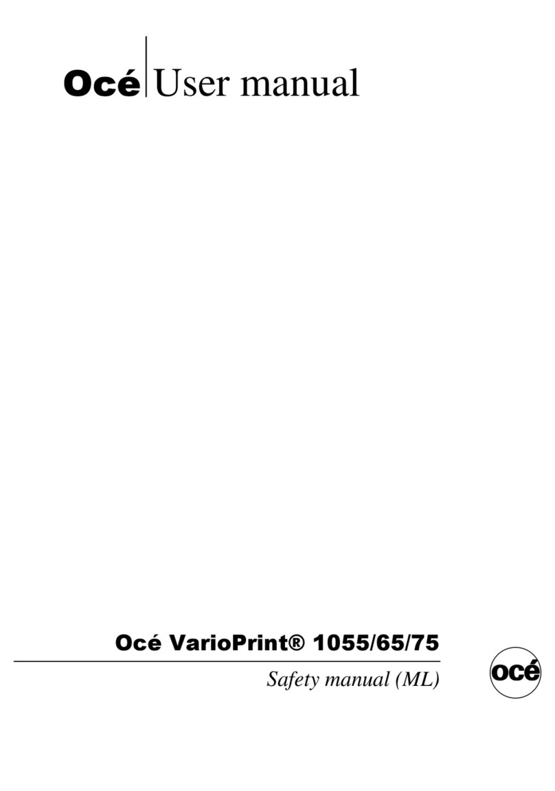 Oce VarioPrint 1055 User manual Oce VarioPrint 1055 User manual