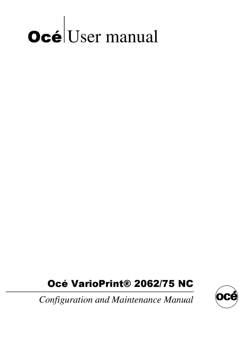 Oce VarioPrint 2062 NC User manual