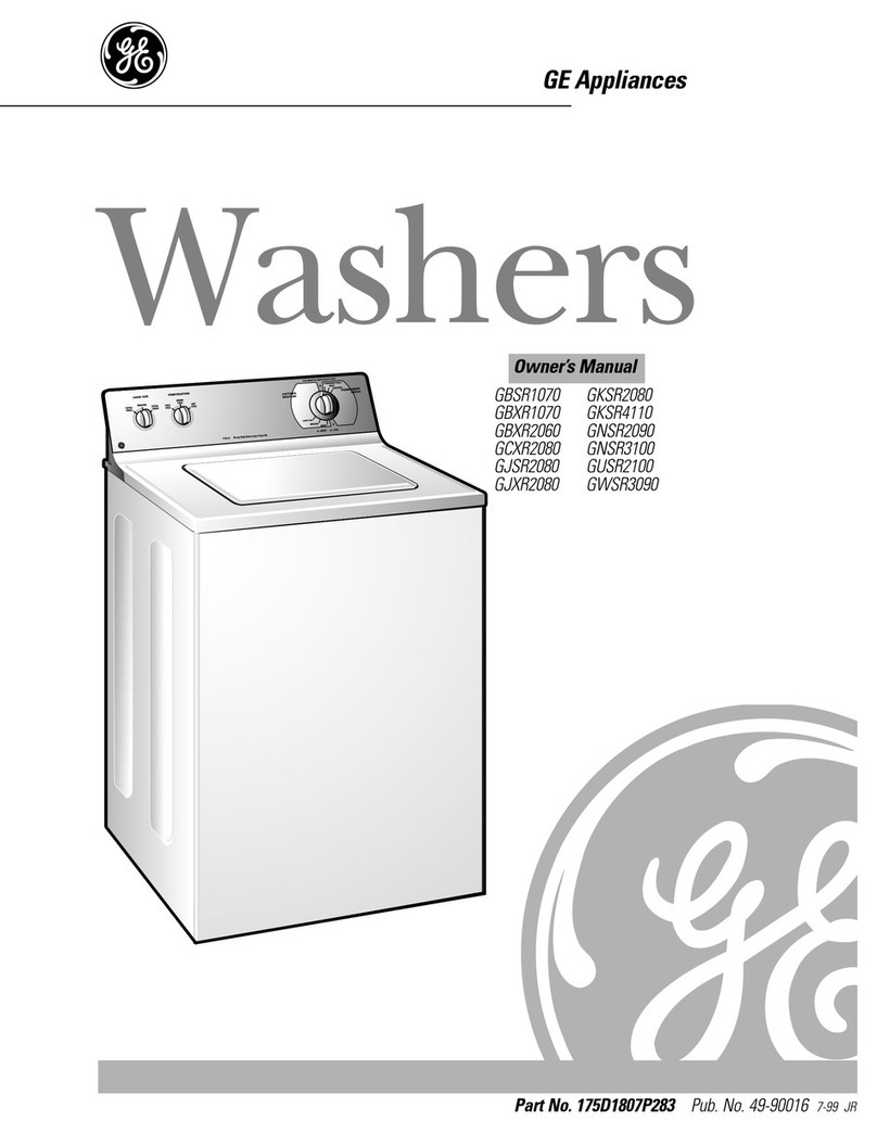 GE GBSR1070 owner's manual