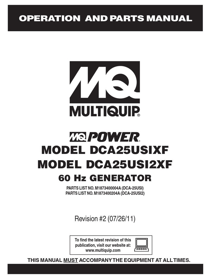 MULTIQUIP MQ Power DCA25USIXF Guide