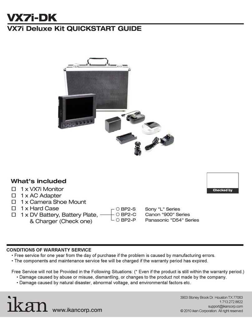 Ikan VX7i Deluxe Kit quick start guide