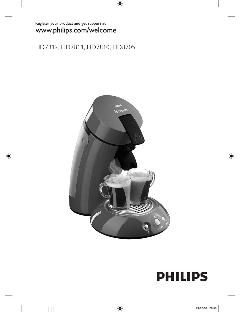 Philips Senseo HD7812 Quick start guide