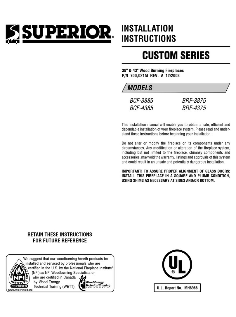 Superior BCF-3885 User manual