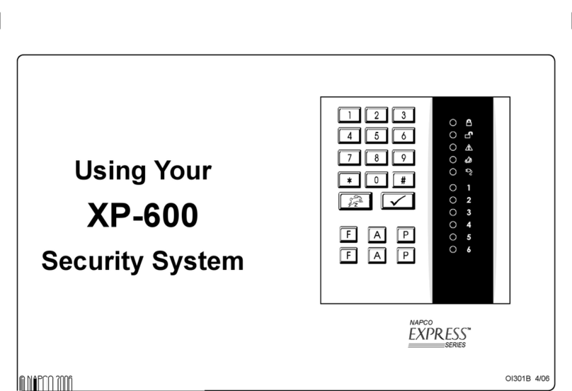 NAPCO EXPRESS XP-600 User manual