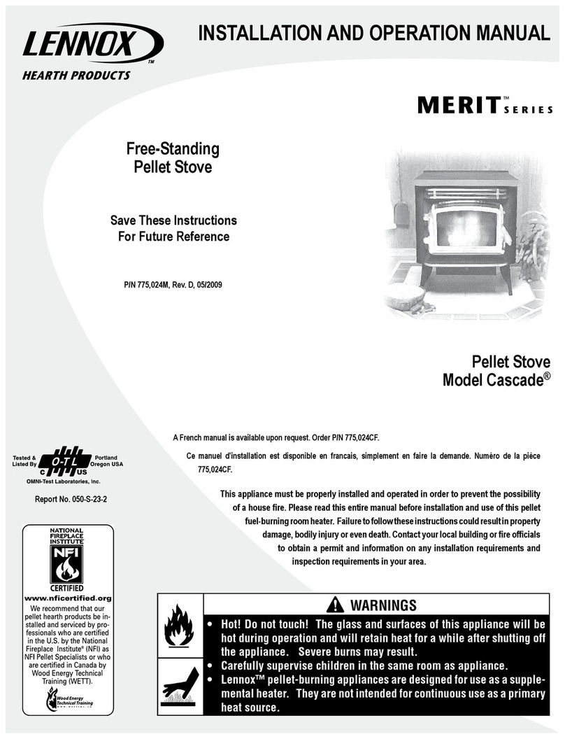 Lennox Cascade User manual