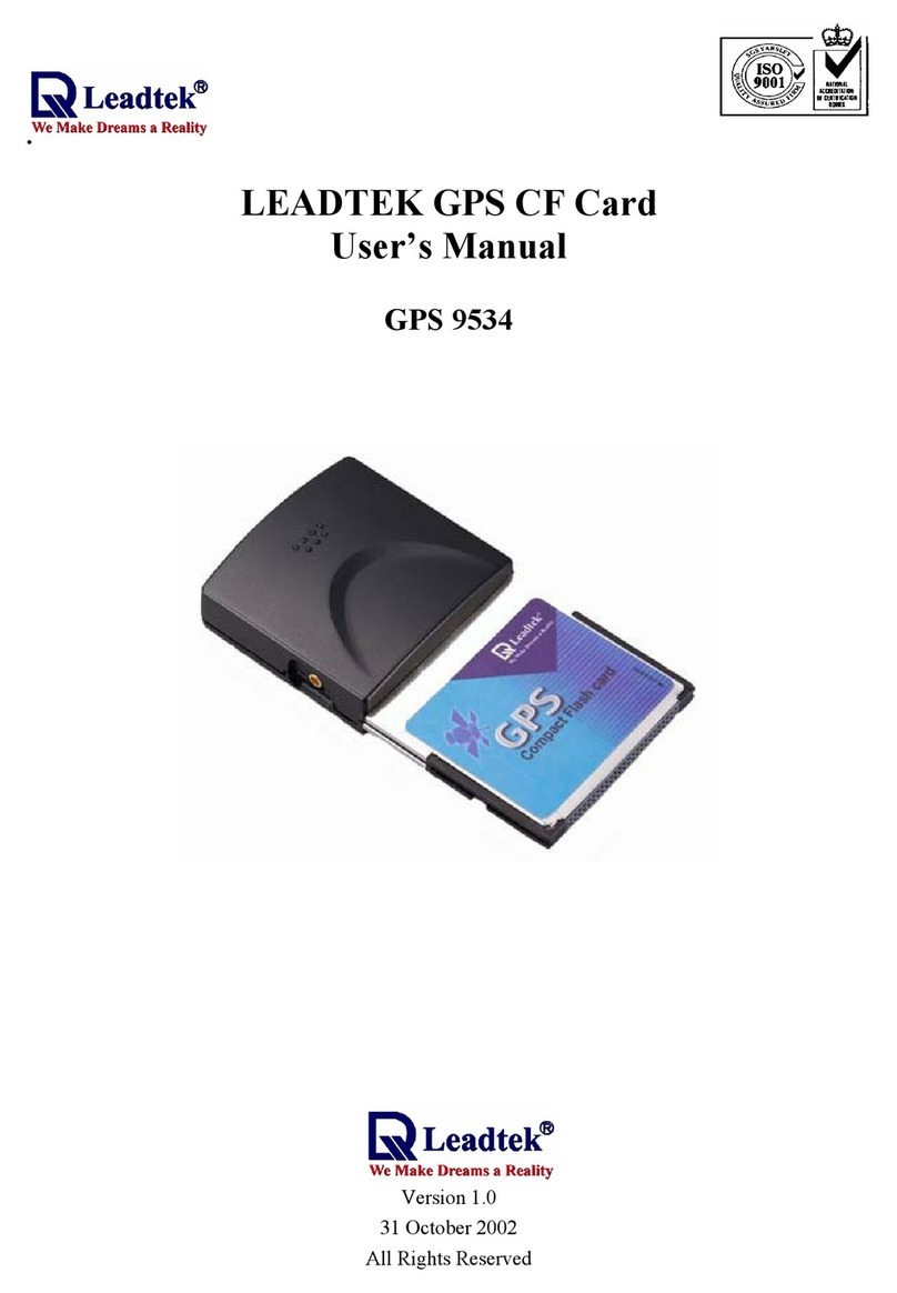 Leadtek GPS 9534 User manual