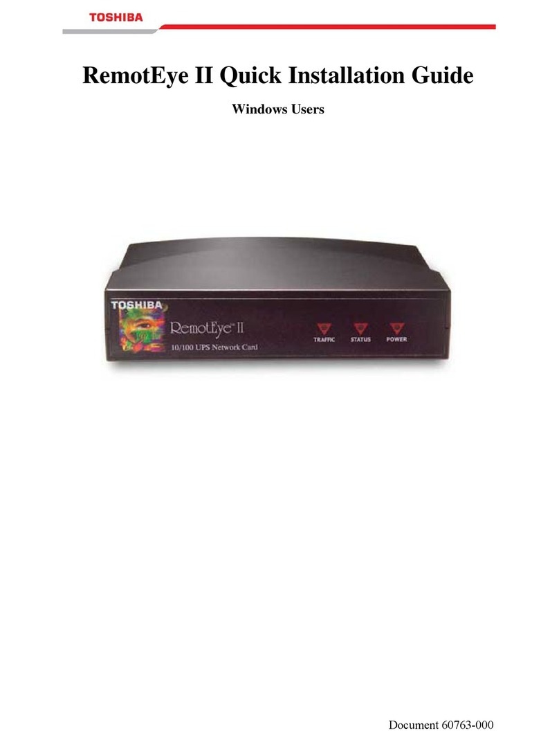 Toshiba RemotEye II User manual